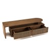 Meuble TV SIXTINE modulable 140x40cm en bois teck recyclé