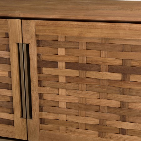 Buffet en bois de teck recyclé SIXTINE