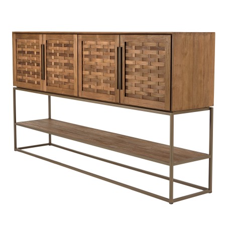 Buffet en bois de teck recyclé SIXTINE
