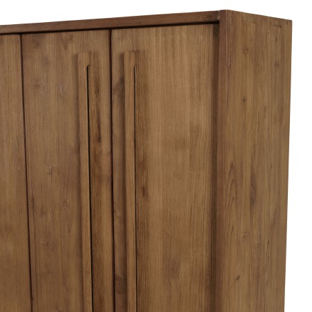 SIXTINE Sideboard - Recycled Teak Wood - 4 Doors & 1 Niche