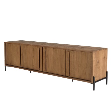 Meuble TV SIXTINE en bois de teck recyclé