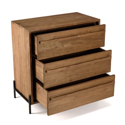 Commode SIXTINE en bois de teck recyclé