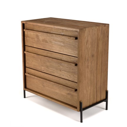 Commode SIXTINE en bois de teck recyclé