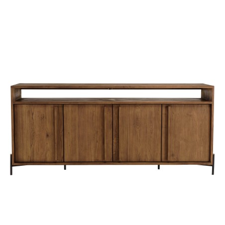 SIXTINE Sideboard - Recycled Teak Wood - 4 Doors & 2 Niches