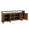 SIXTINE Sideboard - Recycled Teak Wood - 4 Doors & 2 Niches