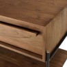 SIXTINE Bedside Table - Recycled Teak Wood - 1 Niche