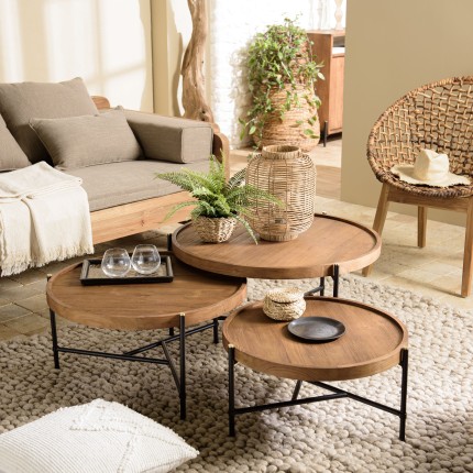 Set de 3 tables basses SIXTINE
