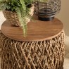SIXTINE Round Side Table 40x40cm - Natural Home Decor
