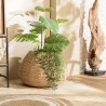 Cache pot SIXTINE en abaca naturel - Petit modèle