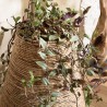 SIXTINE - Medium Plant Pot in Natural Abaca Weave