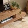 SIXTINE Modular TV Stand 160x40cm - Natural Recycled Teak Wood