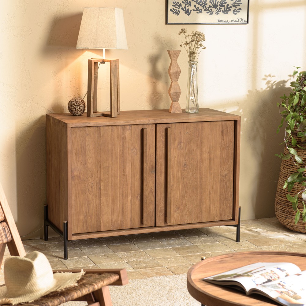 Buffet SIXTINE en bois de teck recyclé Buffet SIXTINE en bois de teck recyclé