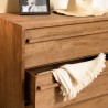 SIXTINE - Recycled Teak Wood Chest of Drawers with 3 Drawers