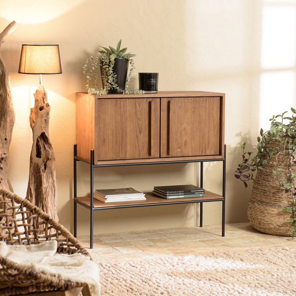 Buffet SIXTINE en bois de teck recyclé Buffet SIXTINE en bois de teck recyclé
