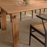 SIXTINE - Rectangular Dining Table 220x90cm in Recycled Teak Wood