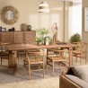 SIXTINE - Rectangular Dining Table 220x90cm in Recycled Teak Wood
