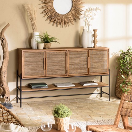 Buffet SIXTINE en bois de teck recyclé