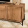 Meuble TV SIXTINE en bois de teck recyclé