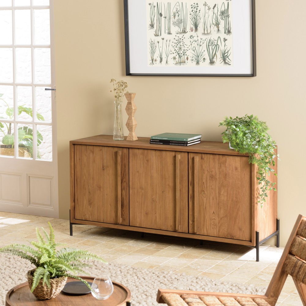 Buffet SIXTINE en bois de teck recyclé Buffet SIXTINE en bois de teck recyclé