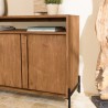 SIXTINE Sideboard - Recycled Teak Wood - 4 Doors & 2 Niches