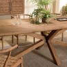 SIXTINE Rectangular Dining Table 240x100cm | Recycled Teak Wood