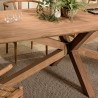 Table à manger SIXTINE en bois teck recyclé