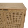MARCEAU Sideboard with 3 Drawers and 2 Doors - Natural Cane Finish