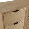 MARCEAU Sideboard with 3 Drawers and 2 Doors - Natural Cane Finish