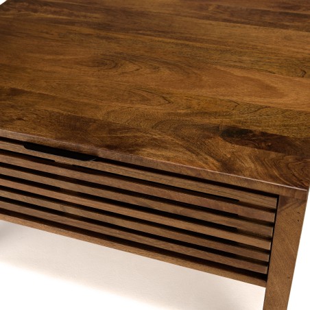 Table basse ALIX en bois de manguier