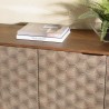 ALIX Mango Wood Sideboard with Ethnic Patterns - 4 Doors