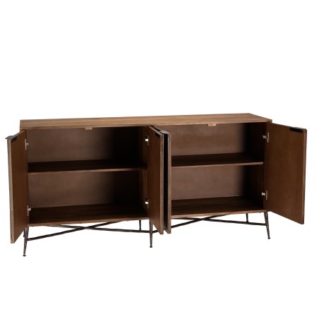 ALIX - Buffet en bois de manguier 4 portes