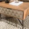 ALIX Rectangular Coffee Table - Mango Wood with 2 Drawers