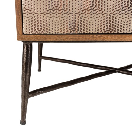 ALIX Rectangular Coffee Table - Mango Wood with 2 Drawers