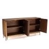ALIX Mango Wood Sideboard with 4 Doors - Ethnic Patterns