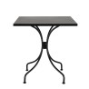 Table de jardin carrée VIANNEY 70x70cm