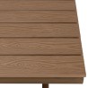 VIANNEY Rectangular Garden Table for 4 People - 140 x 80 cm