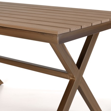 Table de jardin VIANNEY 4 personnes 140x80cm