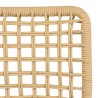 VIANNEY Set of 2 Beige Woven Rope Garden Chairs - Trendy Outdoor Furniture