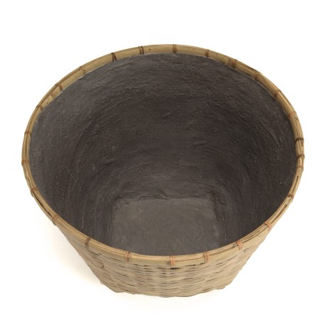 Pot de fleur HECTOR en bambou naturel 60x60cm