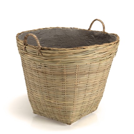 Pot de fleur rond en bambou naturel HECTOR 60x60cm