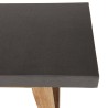 HECTOR Houston Garden Furniture - Concrete-Look Resin and Acacia - 4/6 People