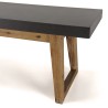 HECTOR Houston Garden Furniture - Concrete-Look Resin and Acacia - 4/6 People