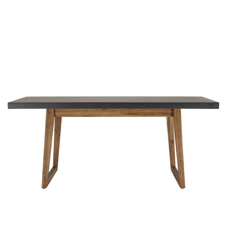 HECTOR Houston Garden Furniture - Concrete-Look Resin and Acacia - 4/6 People