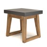 Table d'appoint HECTOR - Béton foncé 50x40cm