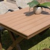 Table de jardin VIANNEY 4 personnes 140x80cm