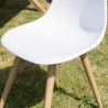 Lot de 2 chaises blanches MALO
