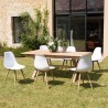 Lot de 2 chaises blanches MALO