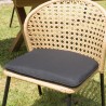 MALO - Set of 2 Natural-Coloured Rattan Chairs