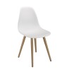Lot de 2 chaises blanches MALO