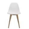 Lot de 2 chaises blanches MALO